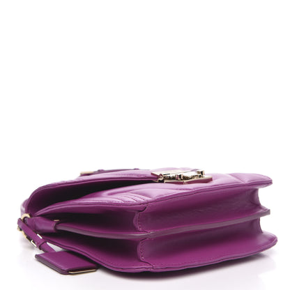 MCM Lambskin Quilted Small Patricia Shoulder Bag Viva Lila 4 of 9