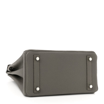 Hermes Togo Birkin 25 Etain 4 of 11