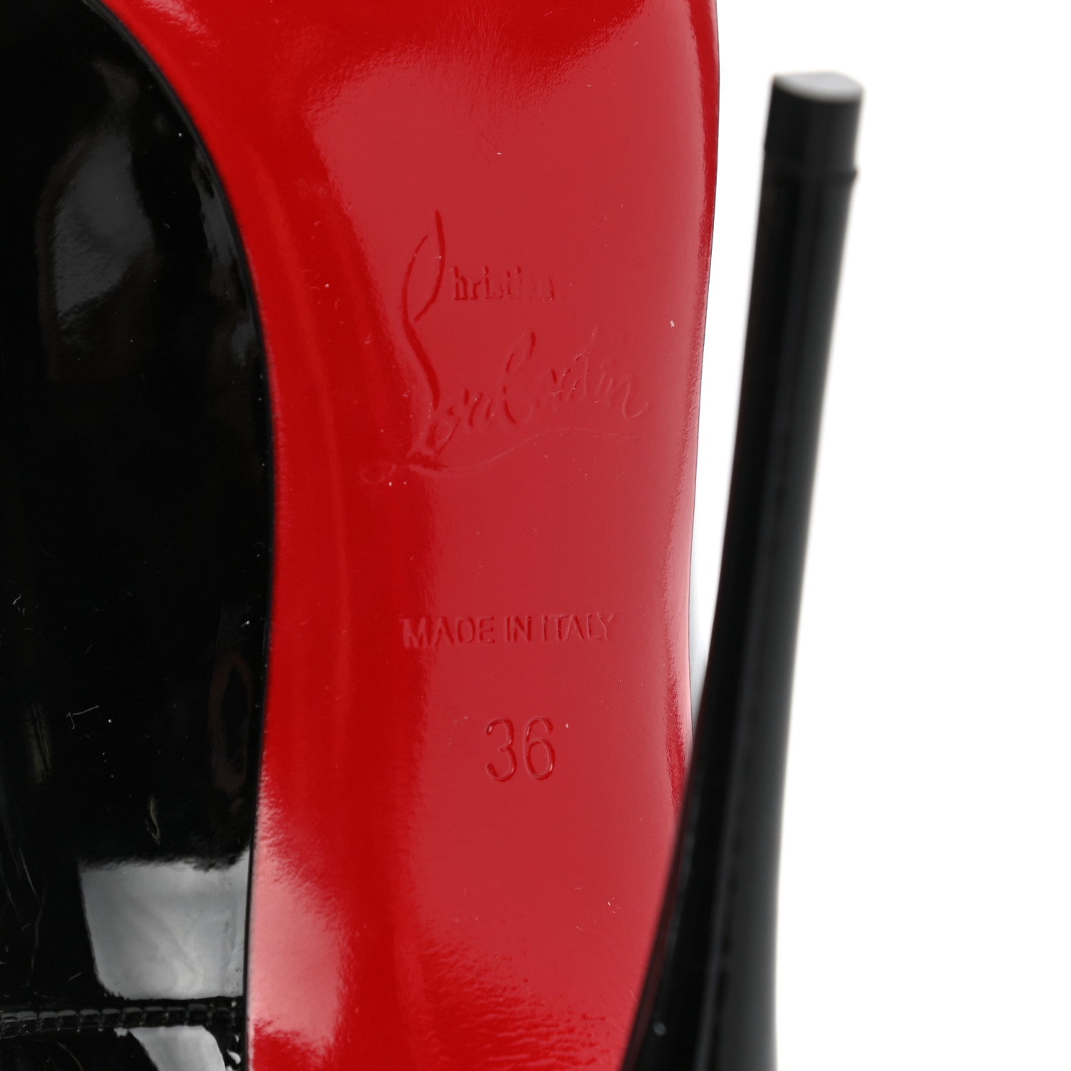 Christian Louboutin Patent So Kate 120 Pumps 36 Black 6 of 8