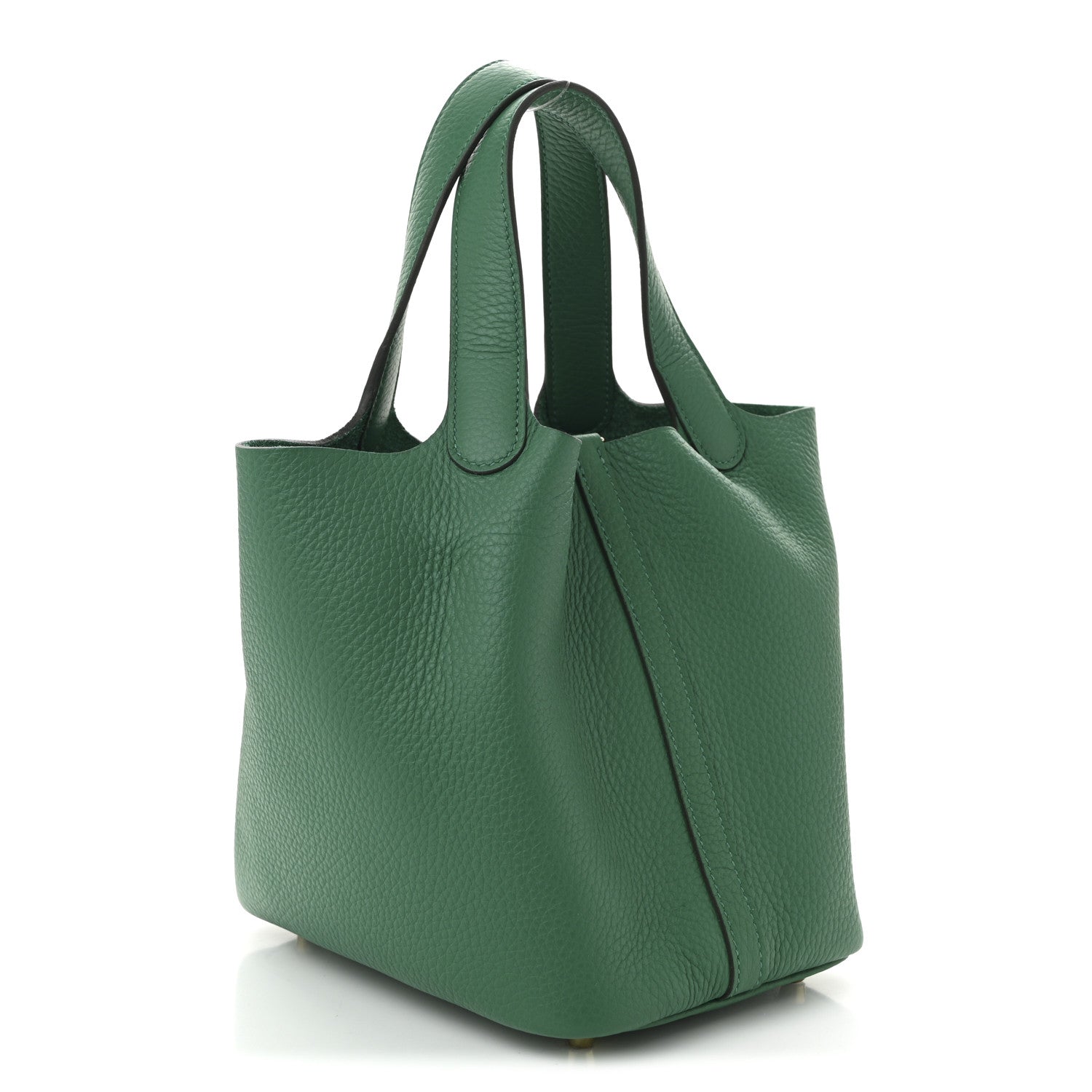 Hermes Taurillon Clemence Picotin Lock 18 Vert Vertigo 3 of 11