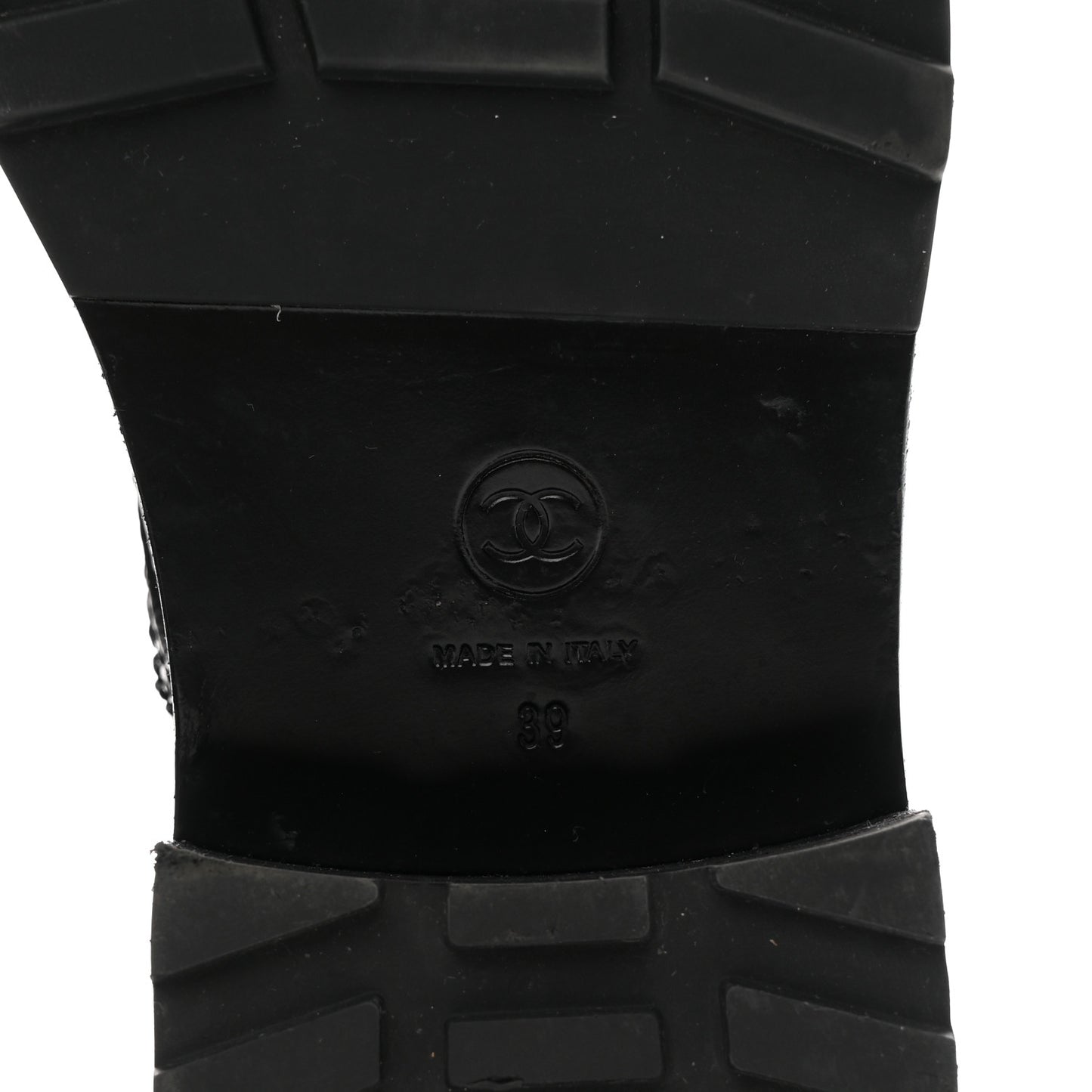 Shiny Calfskin Velvet Pearl Combat Short Boots 39 Black