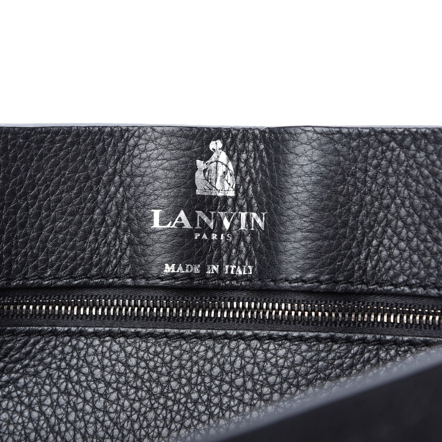 Calf Hair Calfskin Leopard Print Medium Happy Shoulder Bag Black