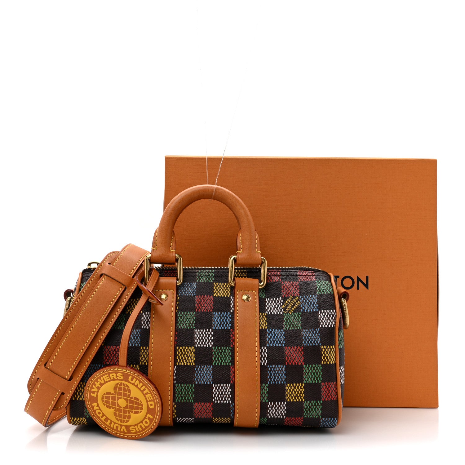 Louis Vuitton LV Vers Damier Ebene Keepall Bandouliere 25 10 of 10