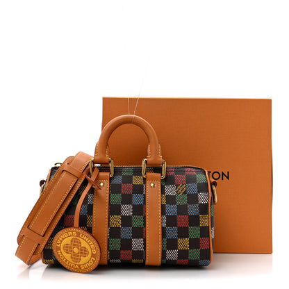 Louis Vuitton LV Vers Damier Ebene Keepall Bandouliere 25 10 of 10
