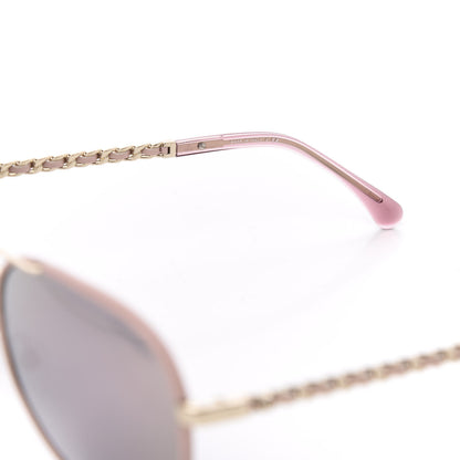 Chanel Pilot Winter Sunglasses 4219 Light Pink 7 of 8