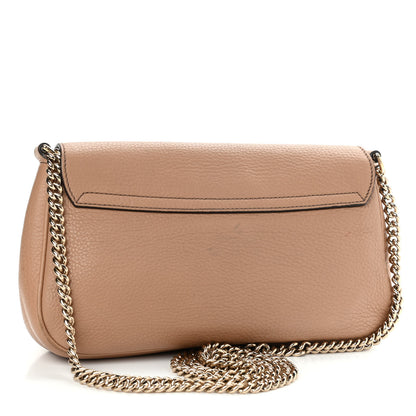 Gucci Pebbled Calfskin Medium Soho Flap Crossbody Camelia 3 of 18