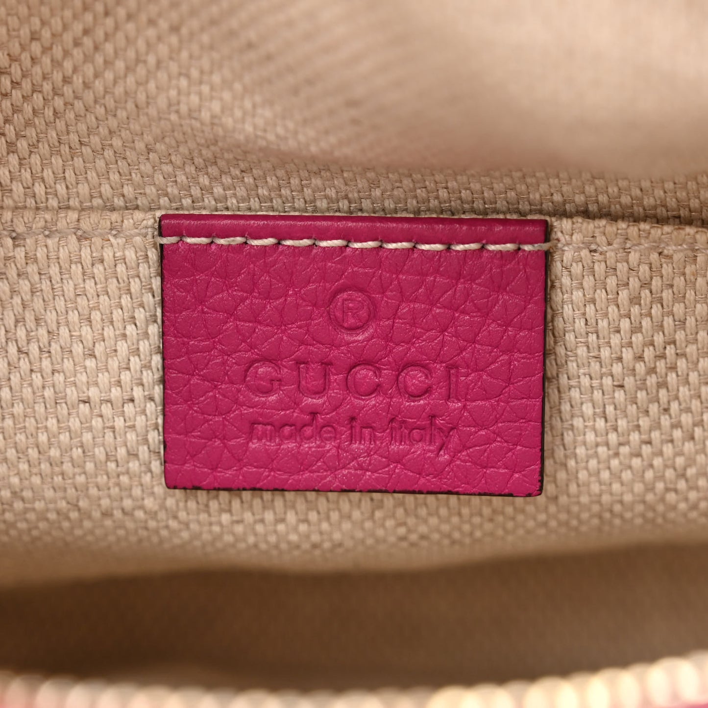 Cellarius Calfskin Mini Soho Chain Bag Bright Bouganville