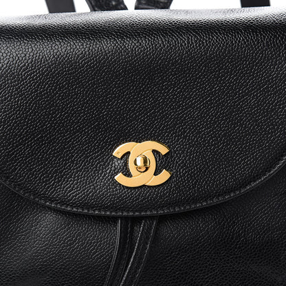 Chanel Caviar CC Backpack Black 10 of 10