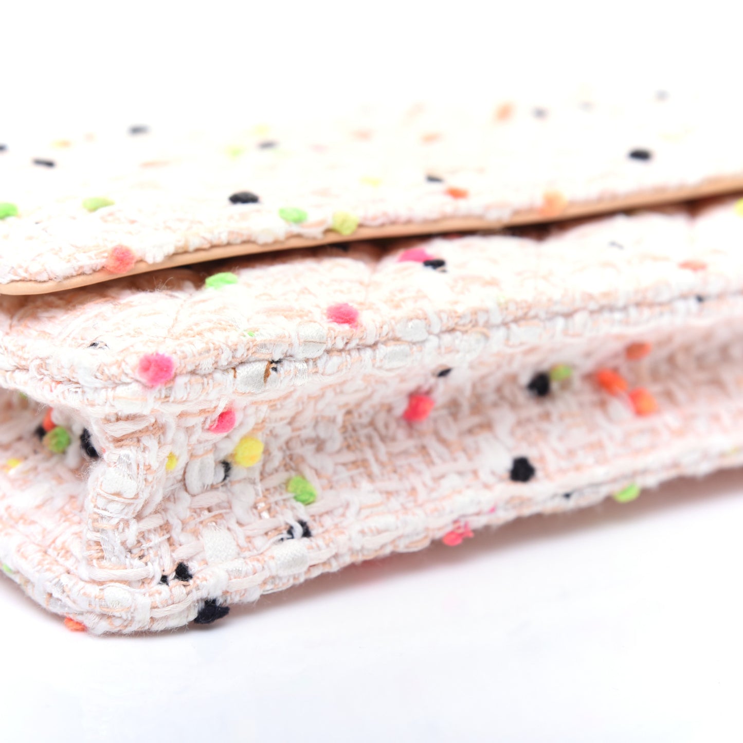 Candy Cotton Tweed & Beach Ball Wallet On Chain WOC Multicolor