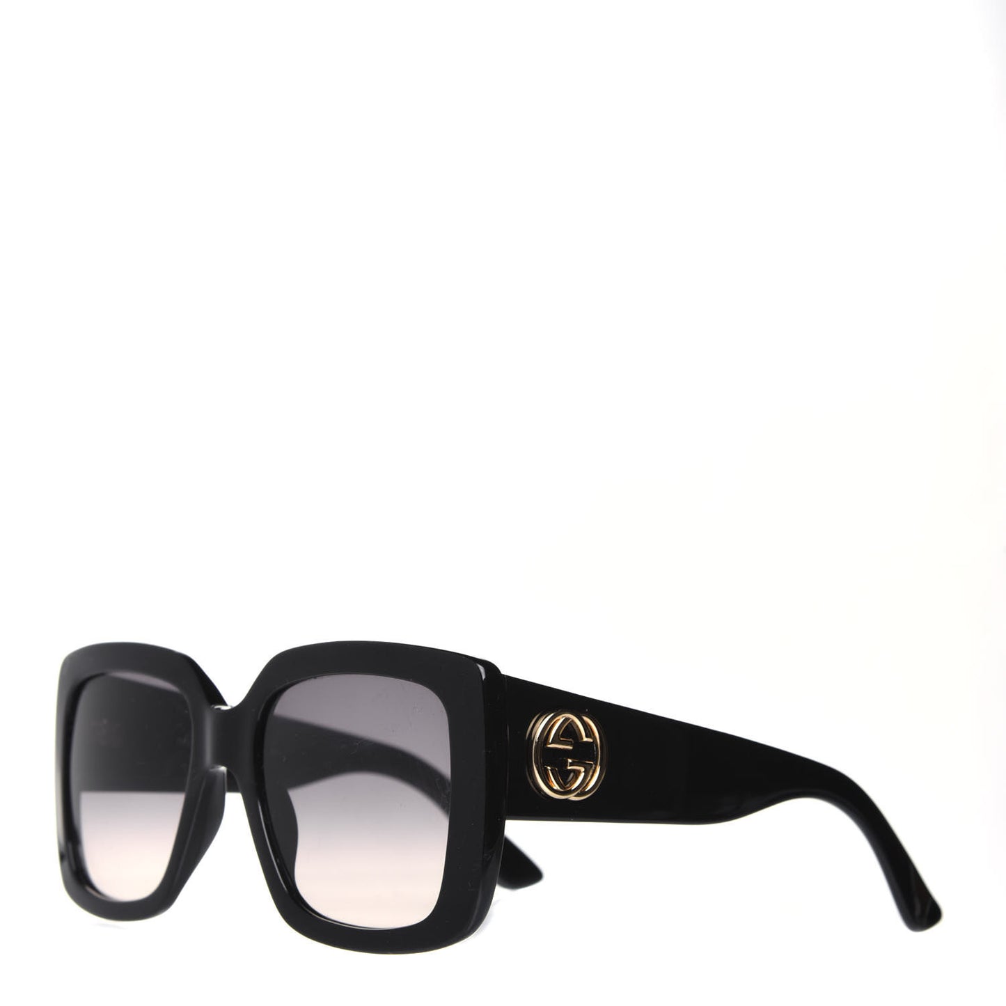 Acetate Square Frame Sunglasses GG 3814S Black