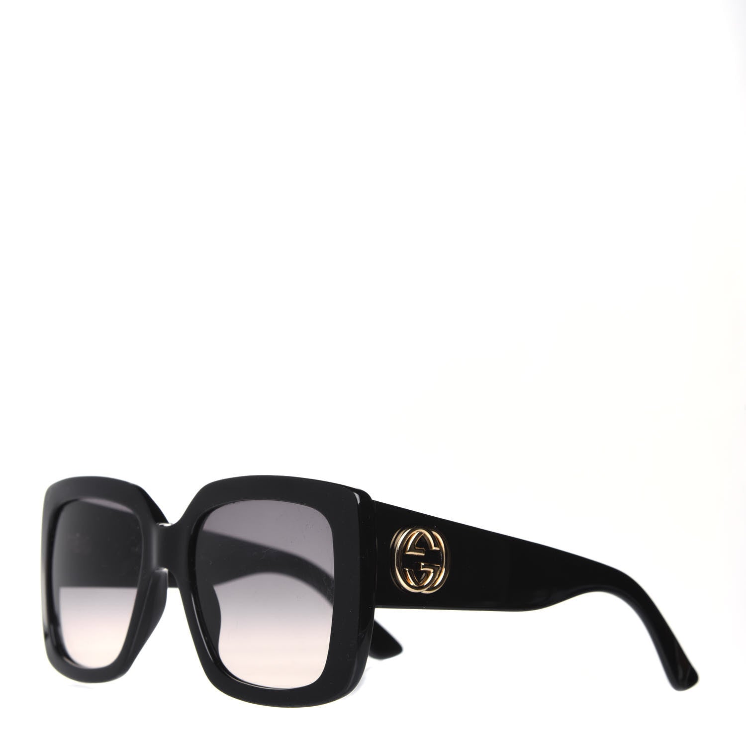 Gucci Acetate Square Frame Sunglasses GG 3814S Black 1 of 7