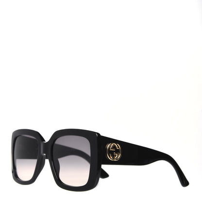 Gucci Acetate Square Frame Sunglasses GG 3814S Black 1 of 7