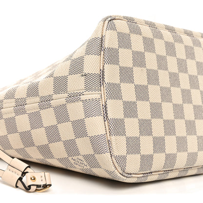 Louis Vuitton Damier Azur Braided Neverfull MM Pink 8 of 10