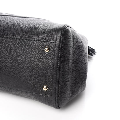 Gucci Pebbled Calfskin Medium Soho Shoulder Bag Black 9 of 10