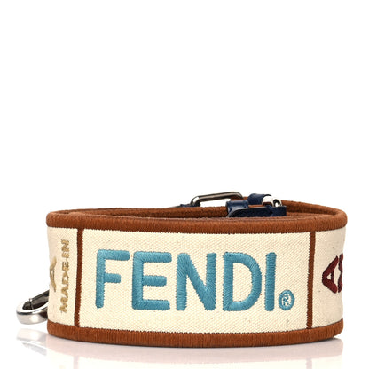 Fendi Canvas Calfskin FF Adjustable Strap You Multicolor 2 of 5