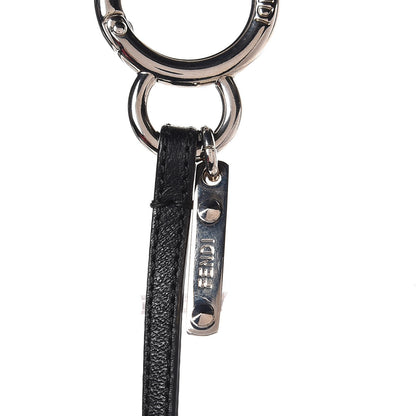 Fendi Mink Fox Goat Fur Mini Karlito Bag Charm Blue 4 of 5