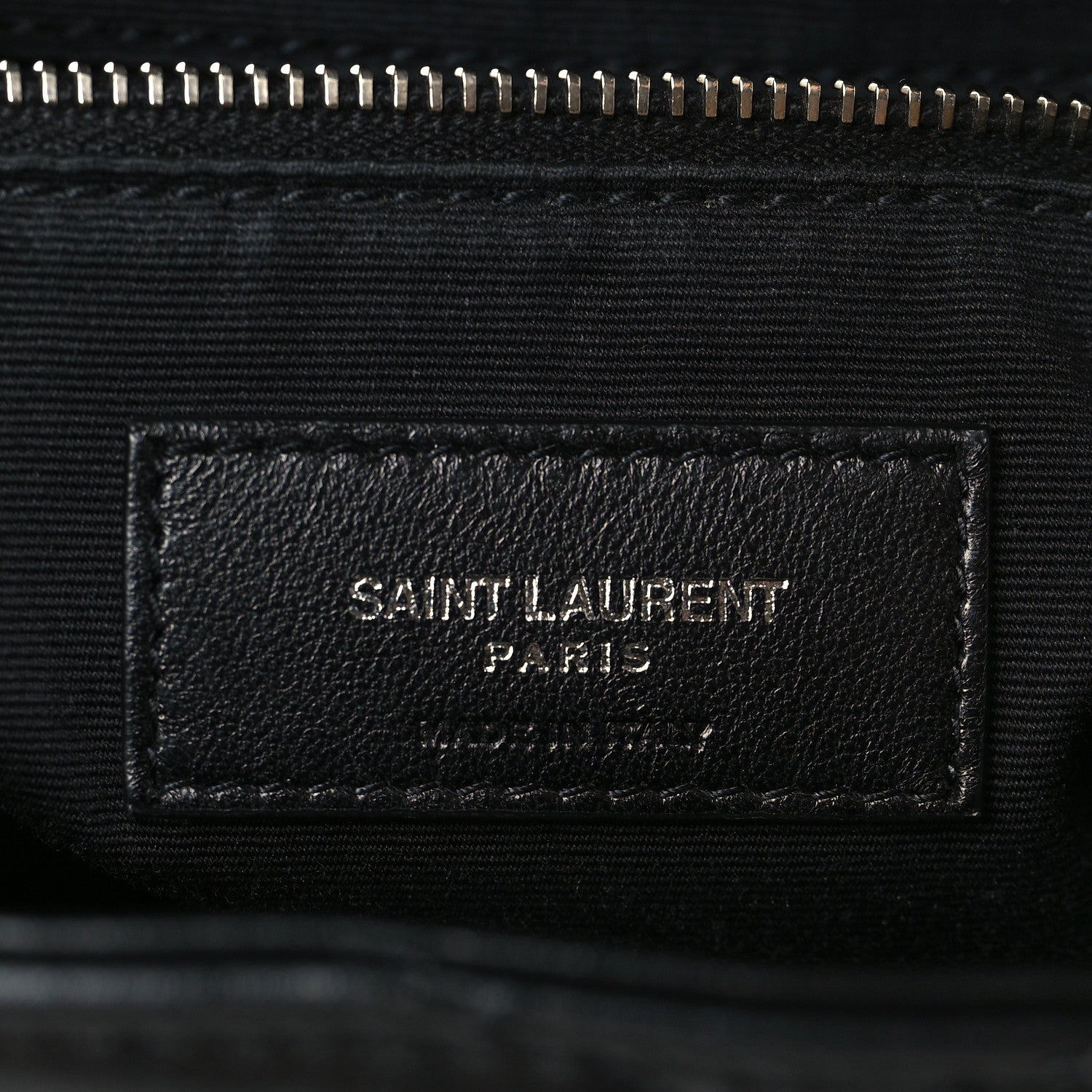 Saint Laurent Calfskin Y Quilted Monogram Small Loulou Backpack Black 5 of 9