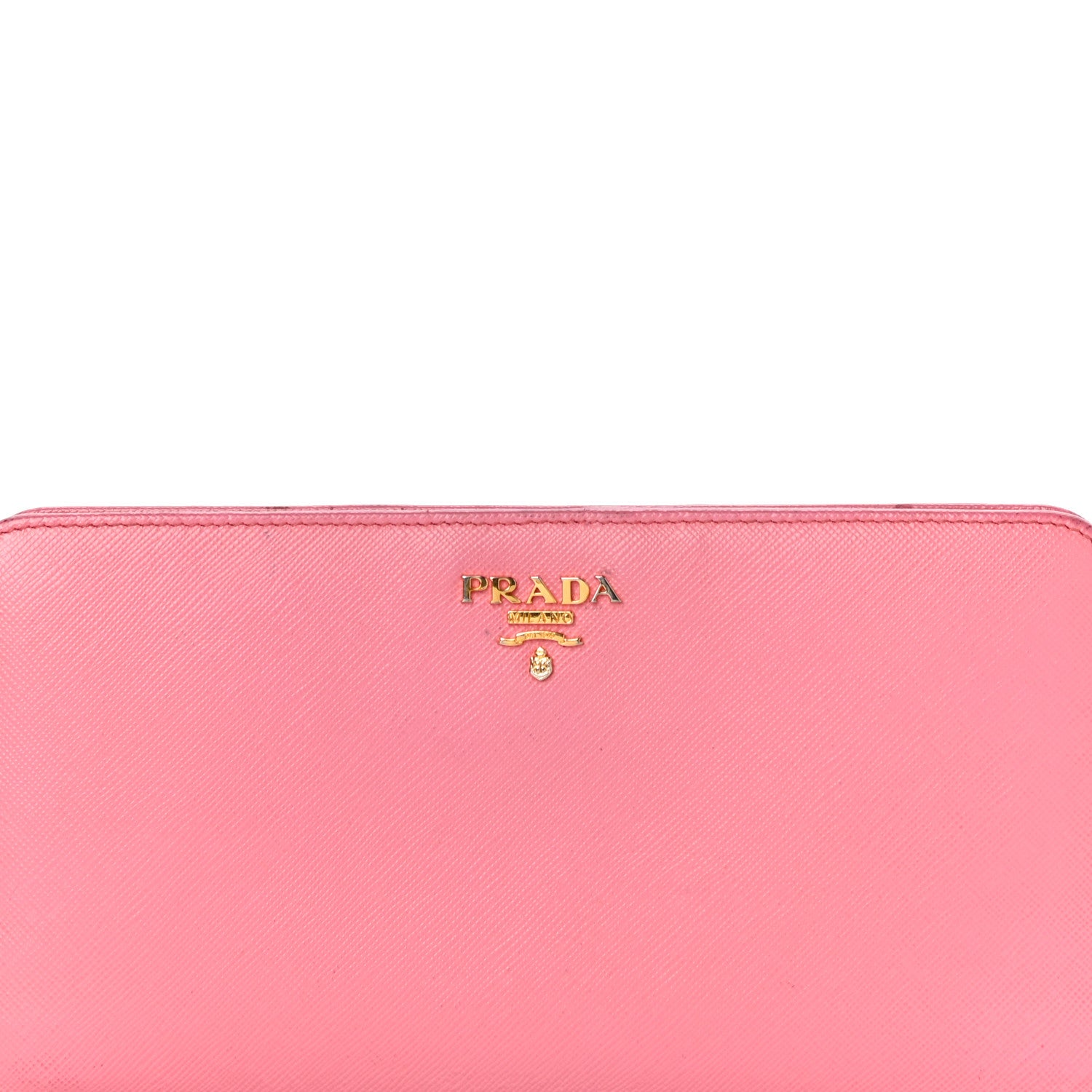 Prada Saffiano Colour Metal Wallet Petalo Peonia 7 of 22
