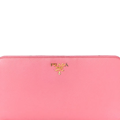 Prada Saffiano Colour Metal Wallet Petalo Peonia 7 of 22