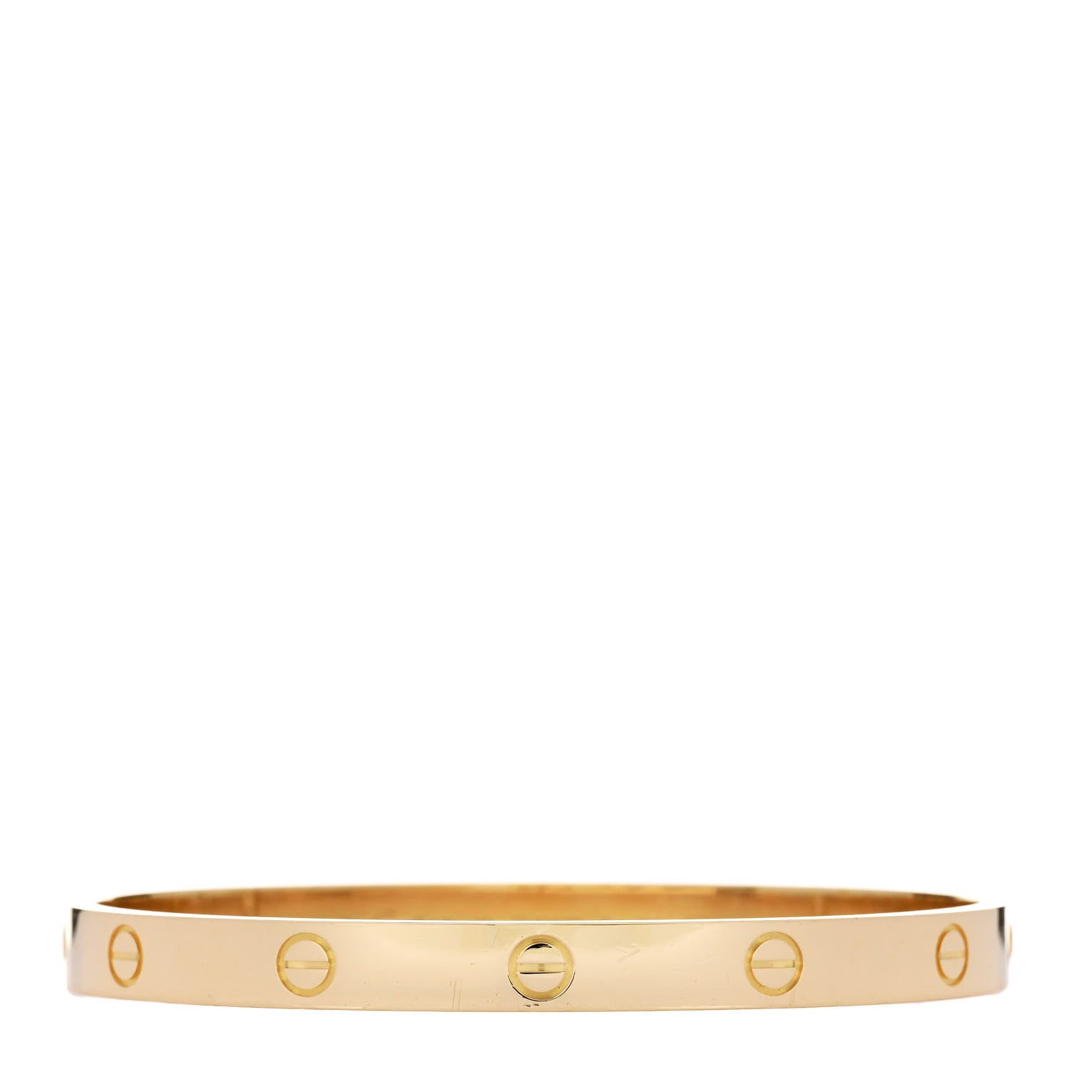 Cartier 18K Yellow Gold LOVE Bracelet 19 1 of 9