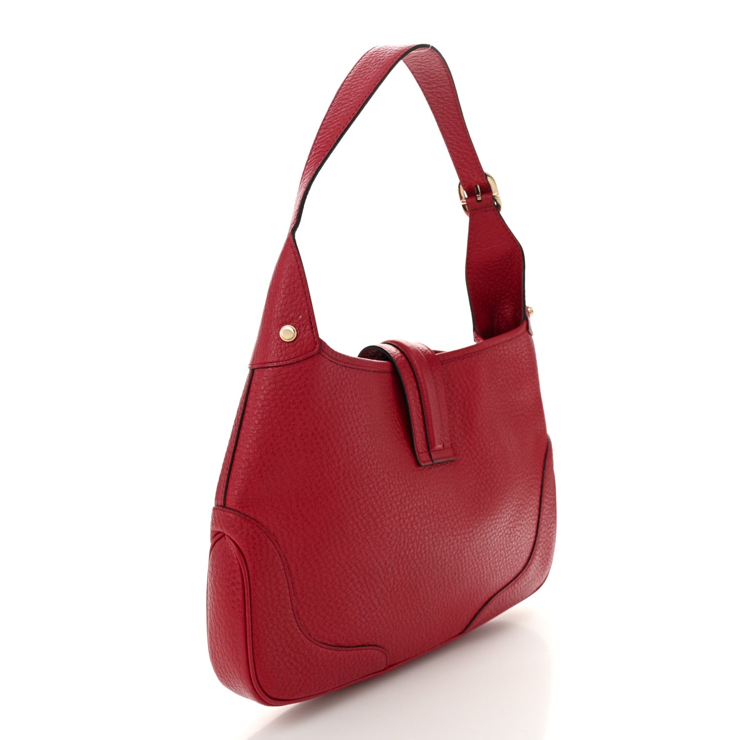Calfskin Junco Small Hobo Red
