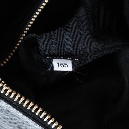 Prada Deerskin Shoulder Bag Black 8 of 8