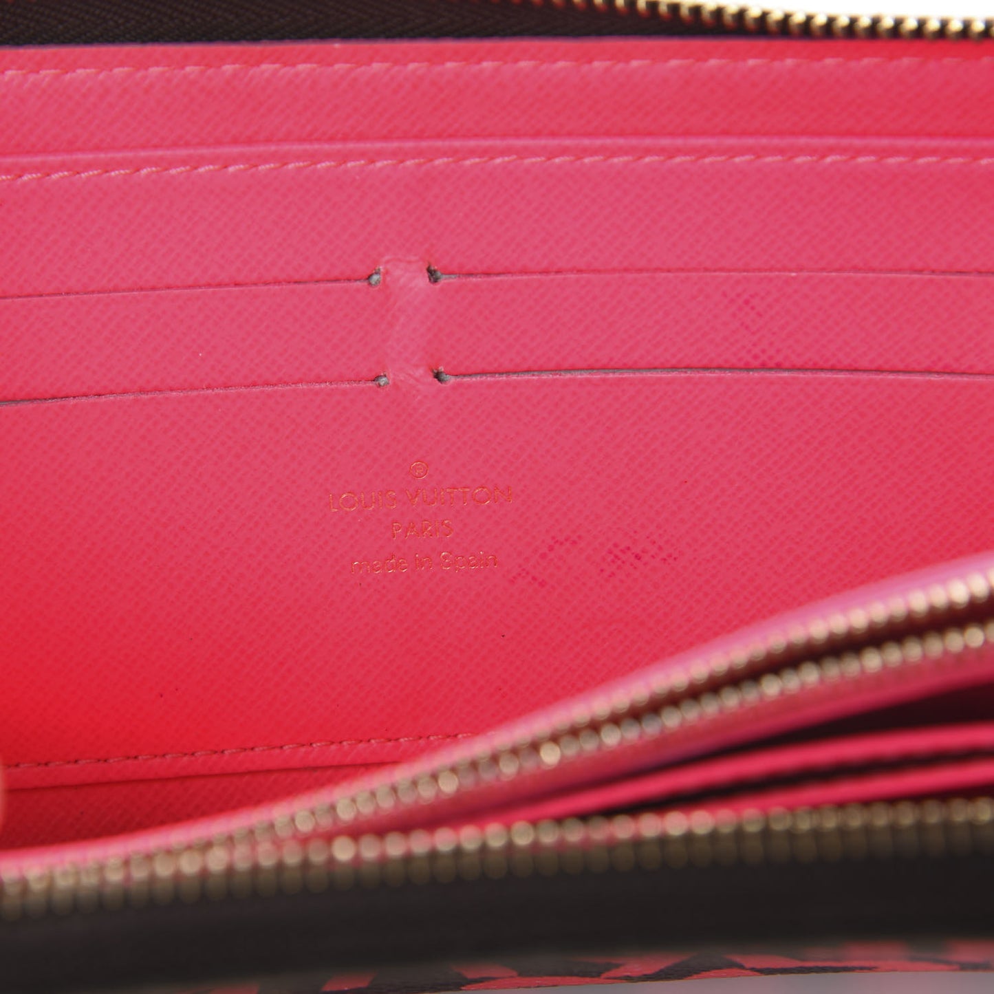 Monogram Graffiti Zippy Wallet Fuchsia