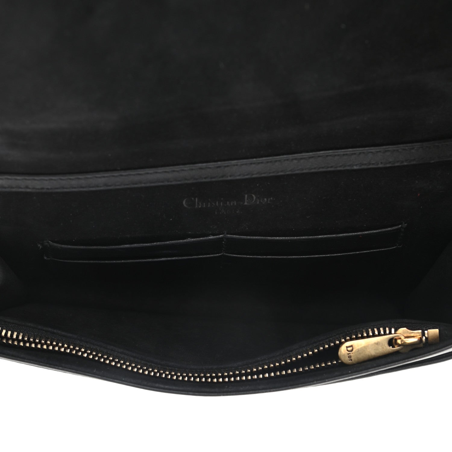 Christian Dior Lambskin Studded Micro Diorama Flap Bag Black 5 of 13