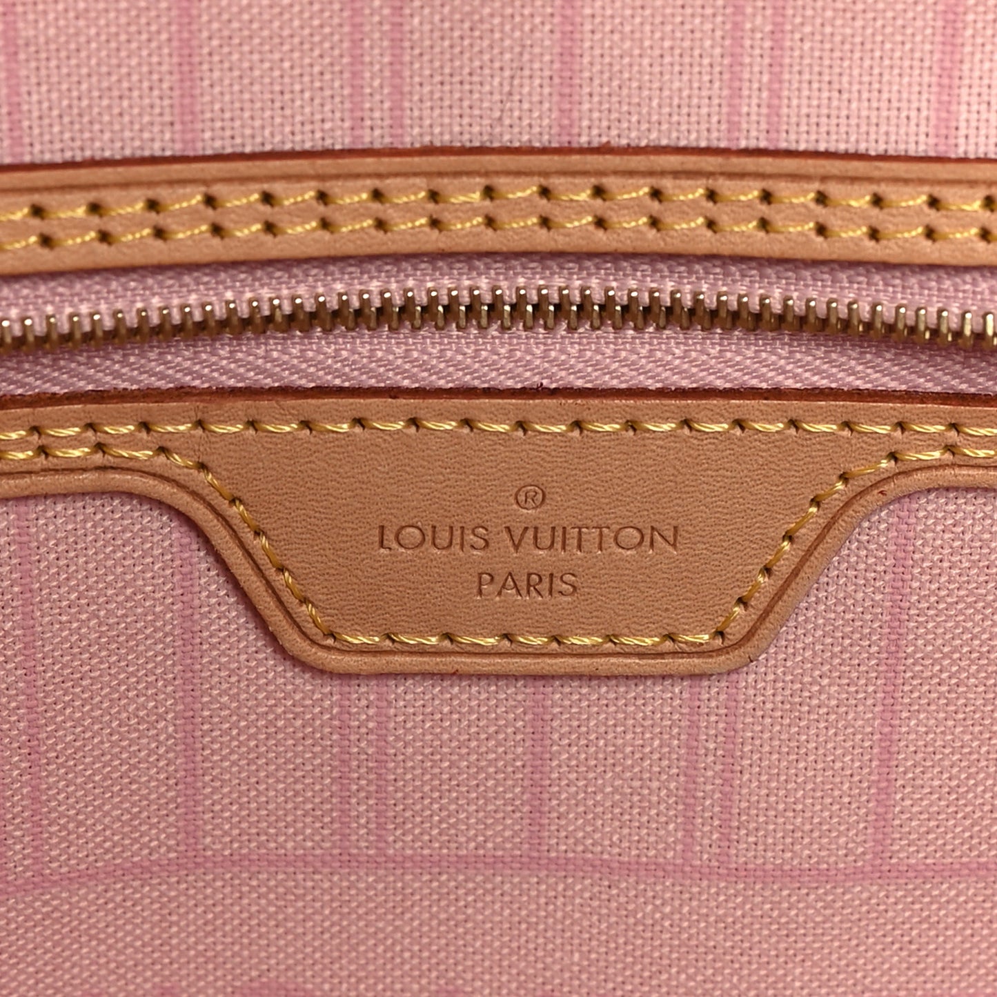 Damier Azur Neo Neverfull MM Rose Ballerine