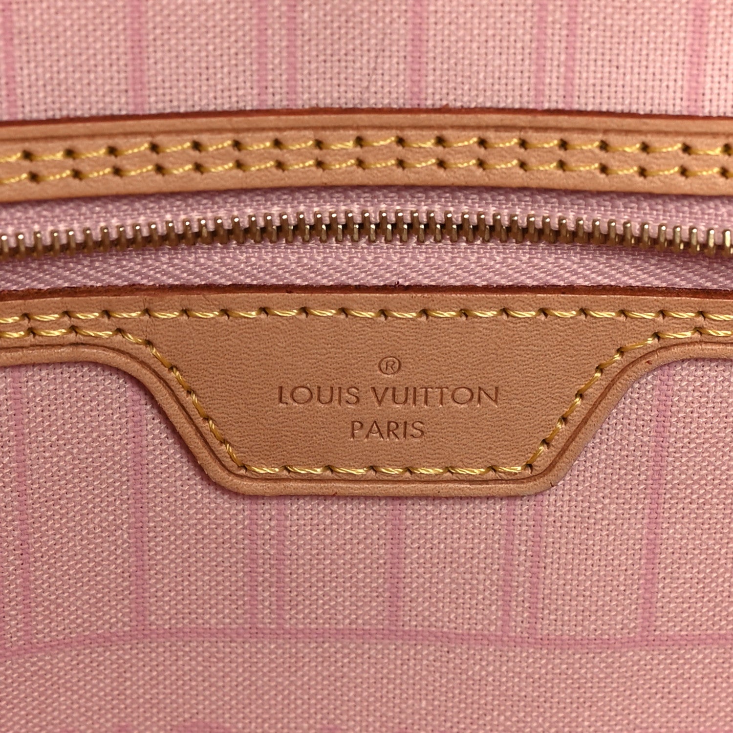 Louis Vuitton Damier Azur Neo Neverfull MM Rose Ballerine 7 of 10