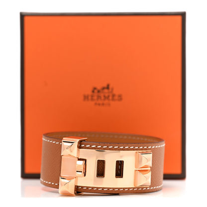 Hermes Epsom Collier de Chien CDC 24 Bracelet T2 Gold 7 of 7