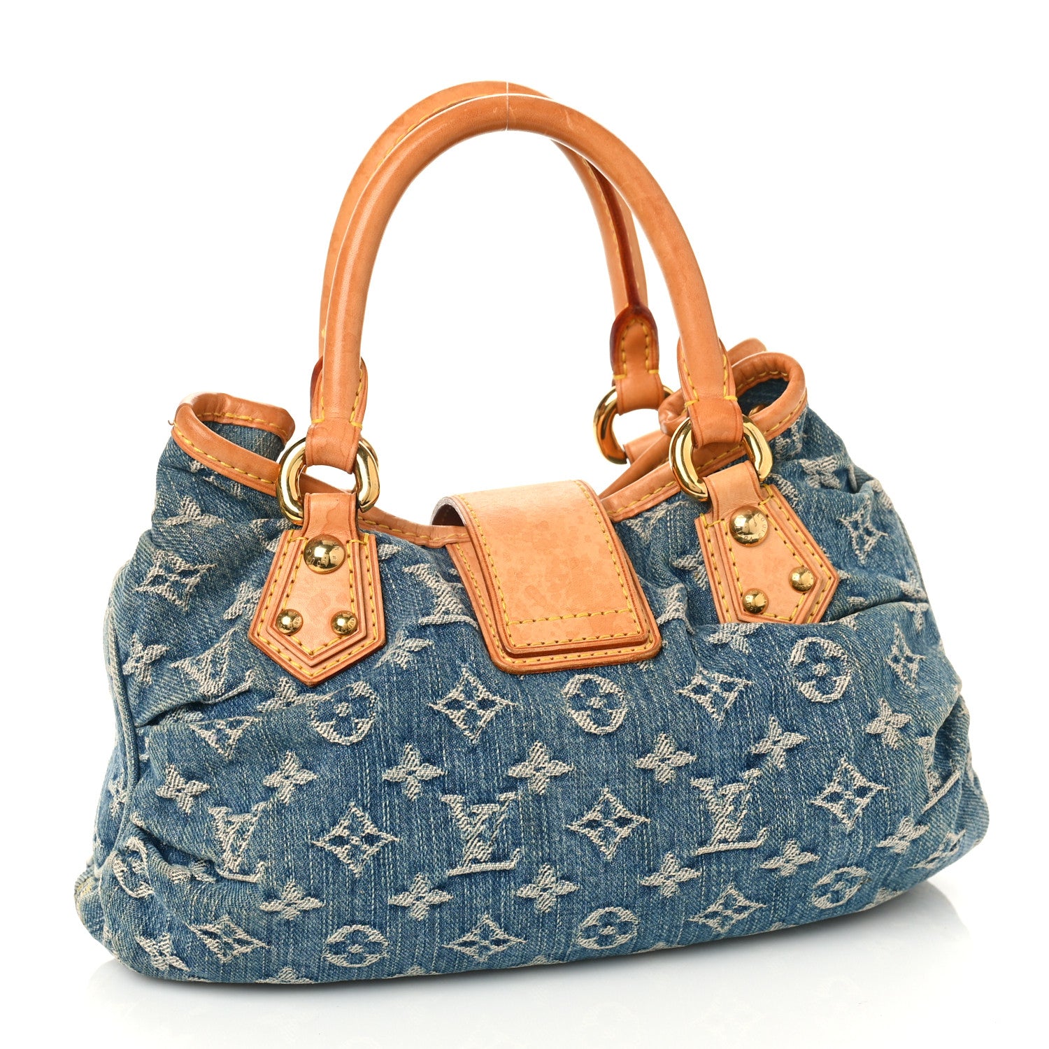 Louis Vuitton Monogram Denim Pleaty Blue 3 of 9