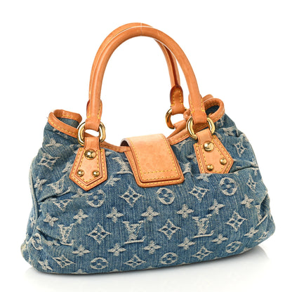 Louis Vuitton Monogram Denim Pleaty Blue 3 of 9