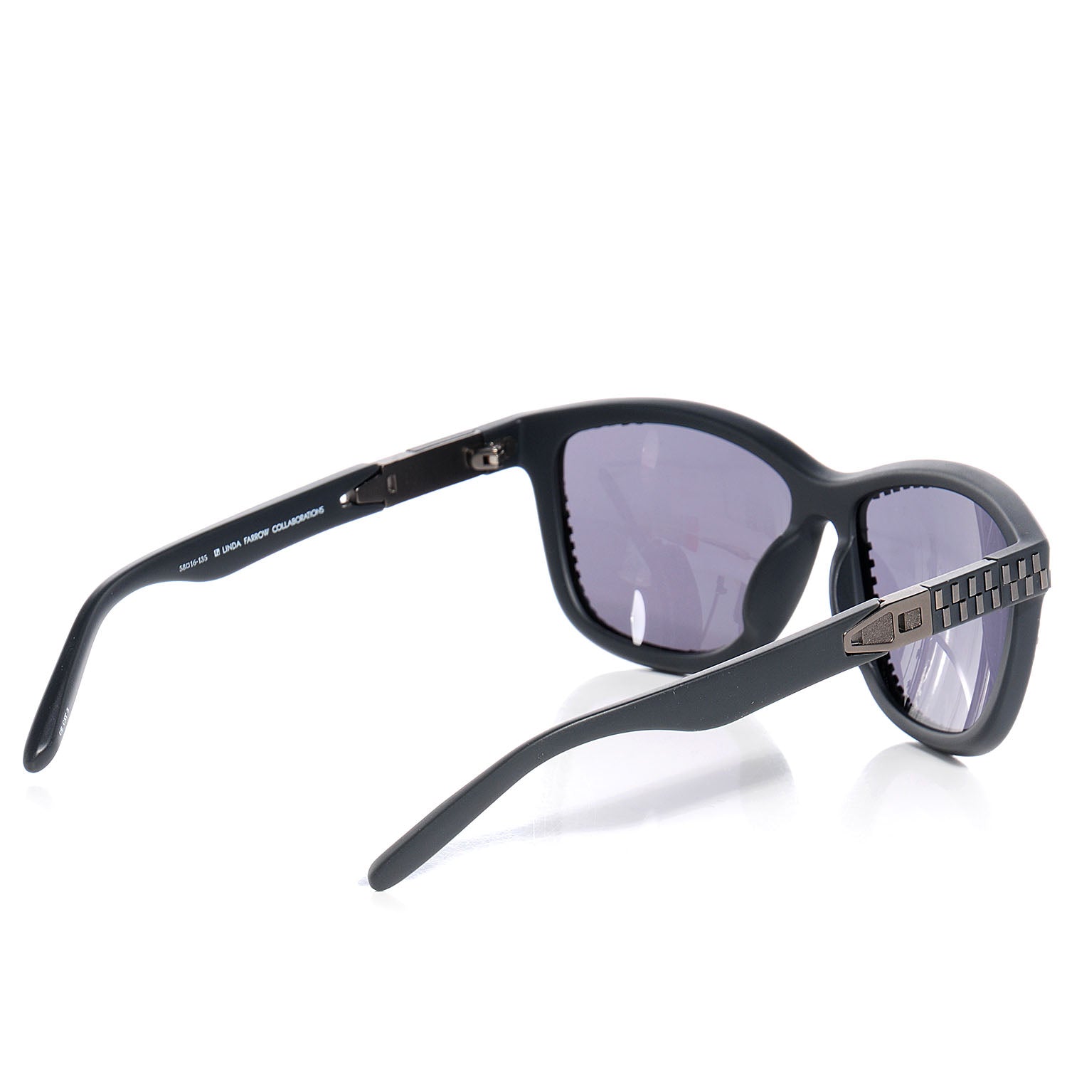 Alexander Wang Zipper Frame Sunglasses AW3C8SUN Dark Grey 2 of 7