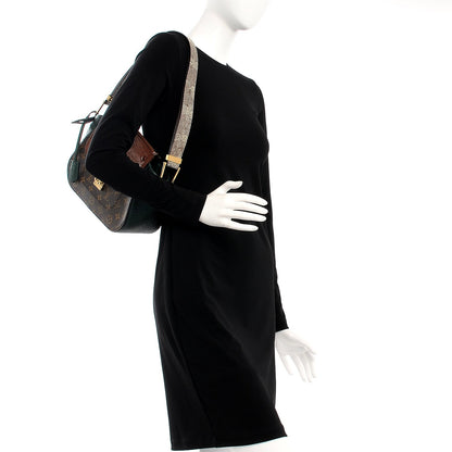 Louis Vuitton Ostrich Lizard Majestueux Shoulder Bag Vert 2 of 6