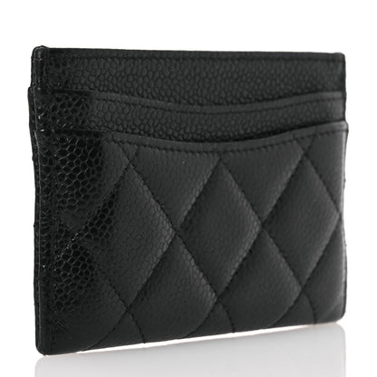Chanel Caviar Quilted Card Holder Black 3 of 12