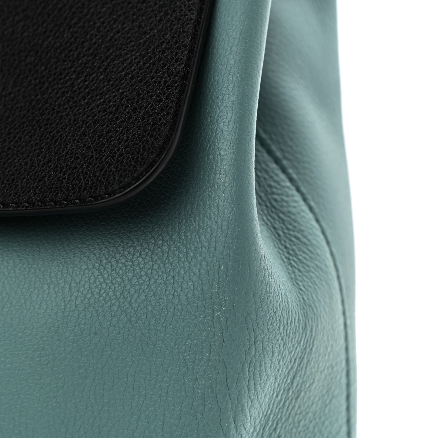 Calfskin Lockme Backpack Sky