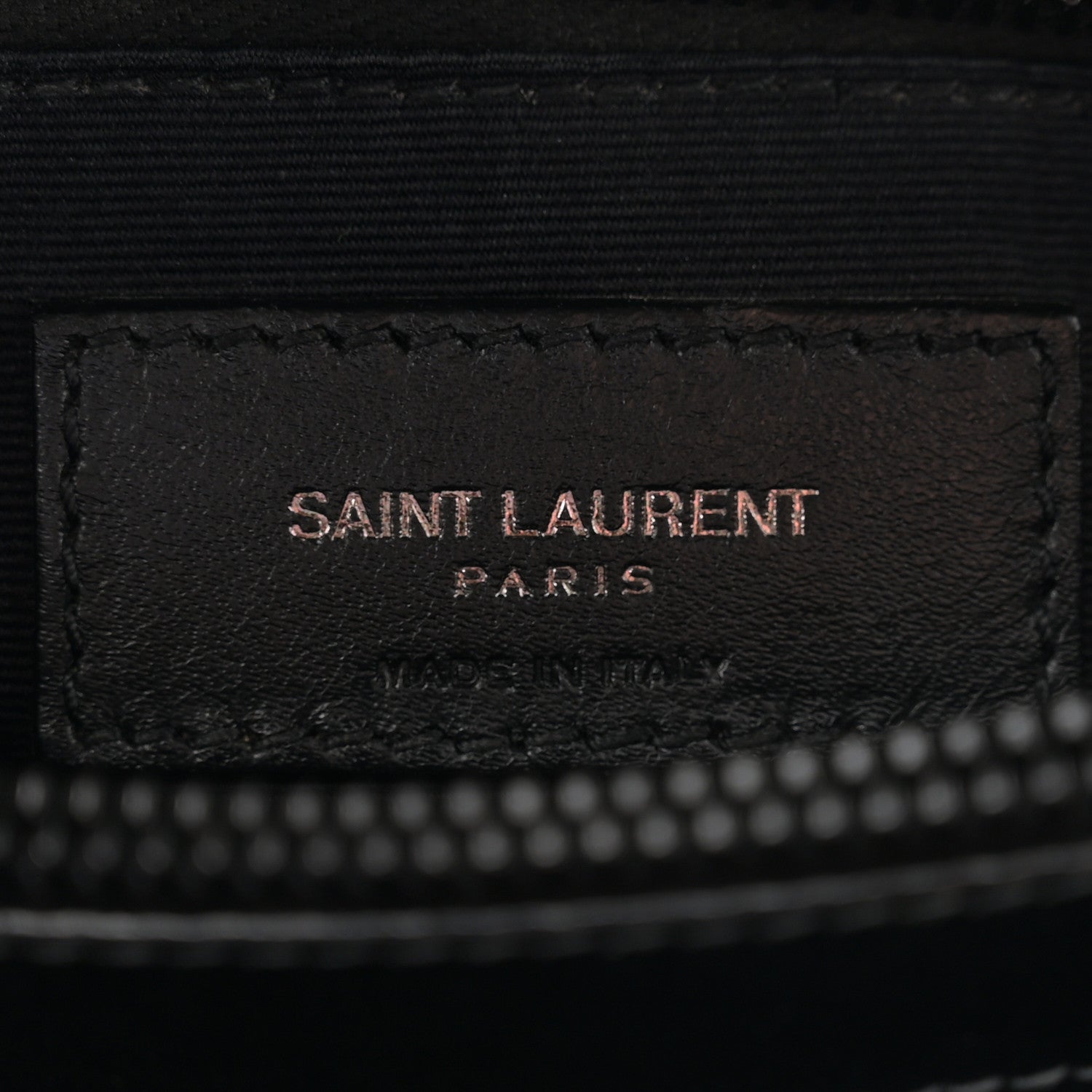 Saint Laurent Calfskin Y Quilted Monogram Monochrome Medium Loulou Chain Satchel Black 6 of 13