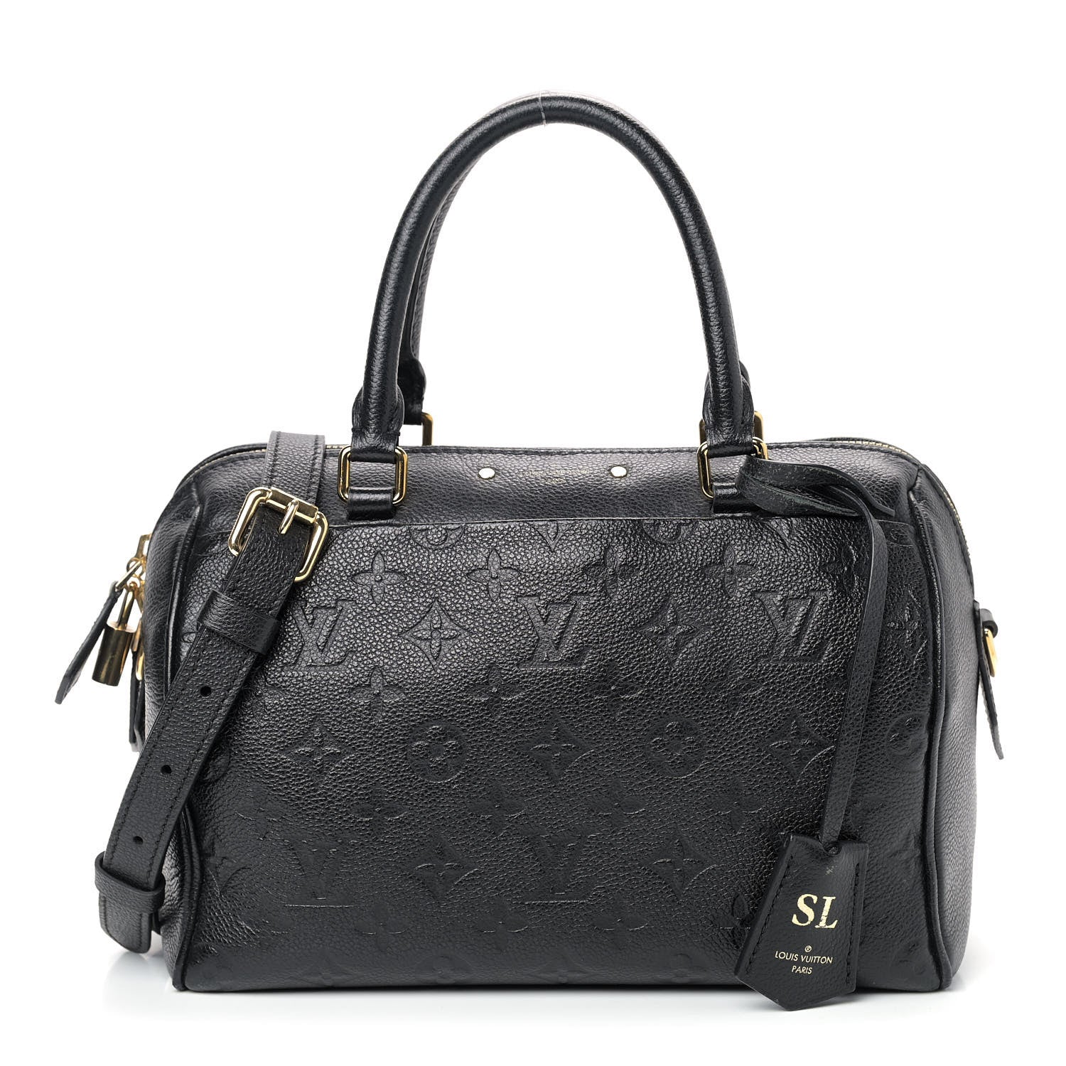 Louis Vuitton Empreinte Speedy Bandouliere 25 NM Black 1 of 11
