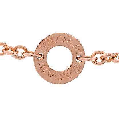 Bulgari 18K Rose Gold Diamond B.Zero1 Open Legends Pendant Necklace 5 of 7