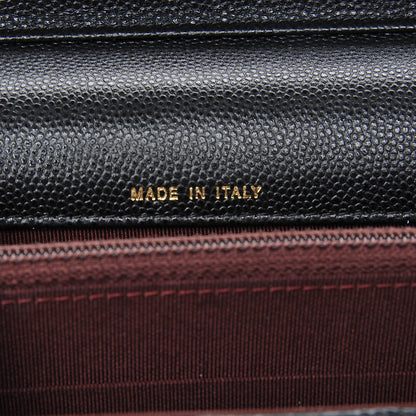 Chanel Caviar Quilted Square Wallet On Chain WOC Black 7 of 8