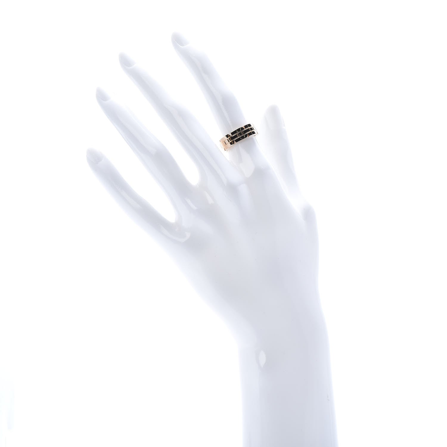 Cartier 18K Pink Gold Tank Francaise Ring 49 5 2 of 5