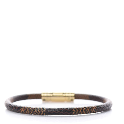 Louis Vuitton Damier Ebene Keep It Bracelet 19 3 of 4