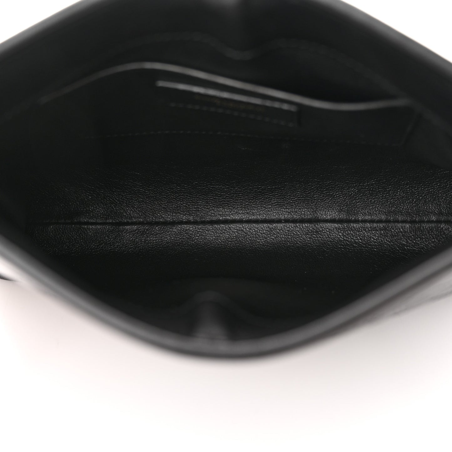 Lambskin Quilted Monogram Baby Victoire Chain Clutch Bag Black