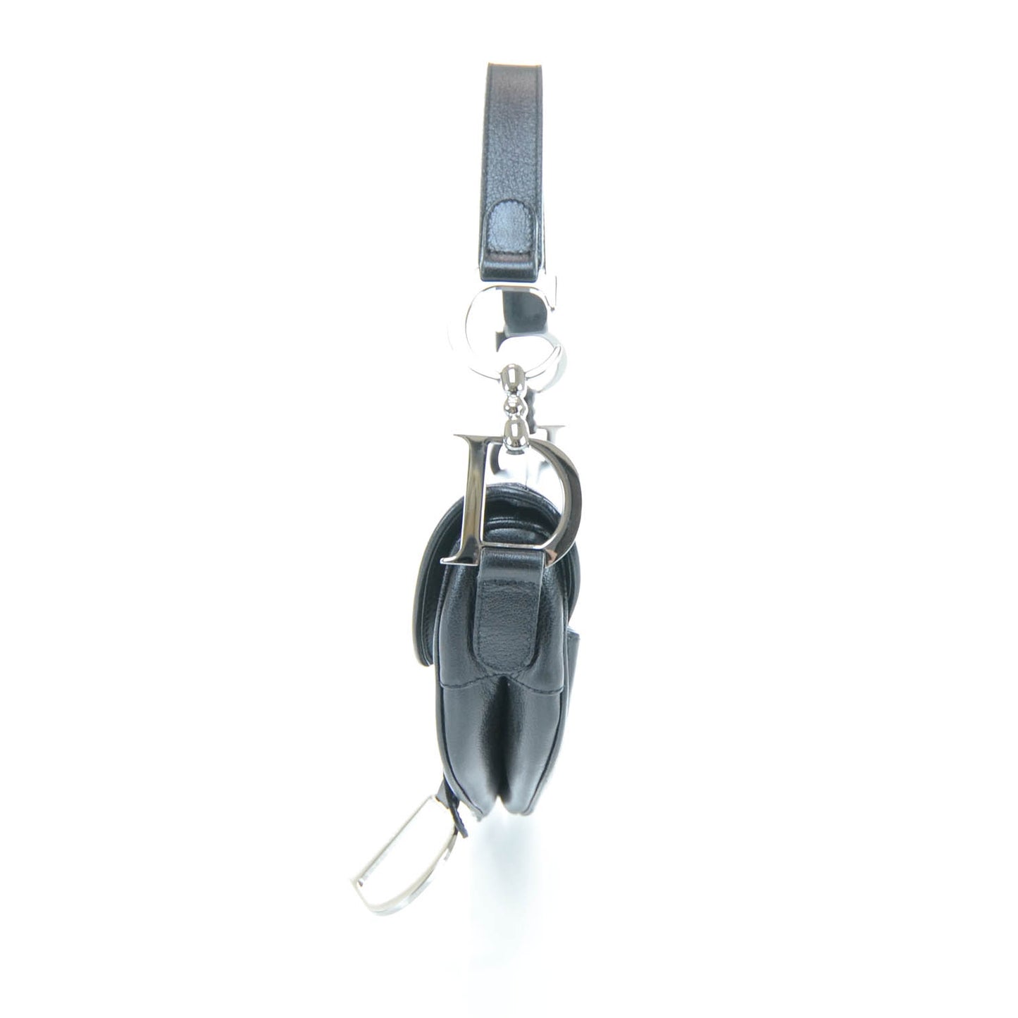 Leather Saddle Bag Black