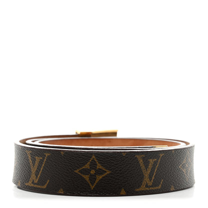 Louis Vuitton Monogram Ceinture Belt Gold Buckle 80 32 2 of 6