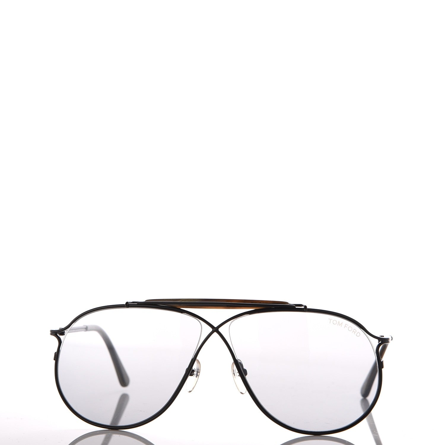 Tom Ford Tom N.6 Private Collection Aviator Sunglasses Black 2 of 7
