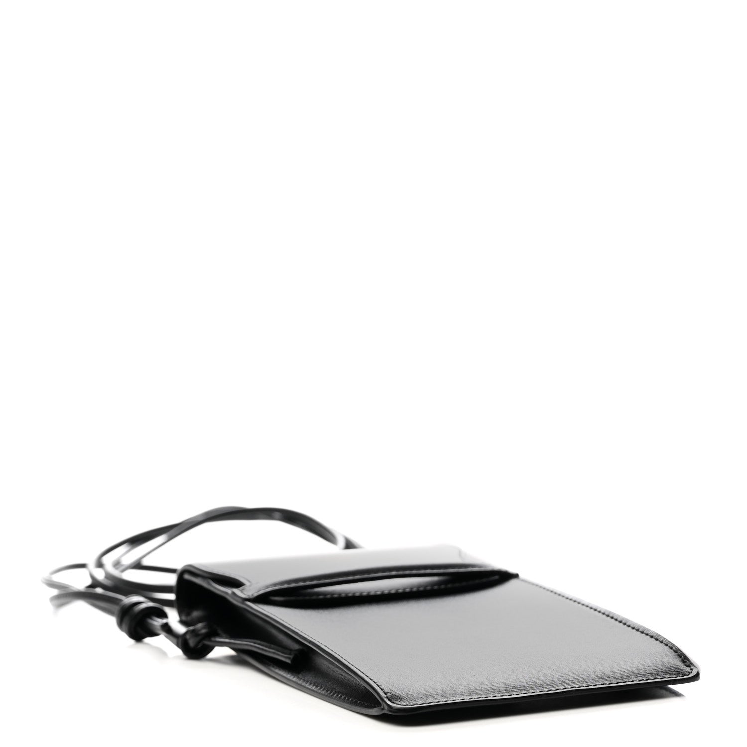 Celine Calfskin Phone Pouch With Flap Black 4 of 10