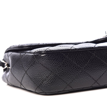 Chanel Caviar Quilted East West Flap Black 6 of 10