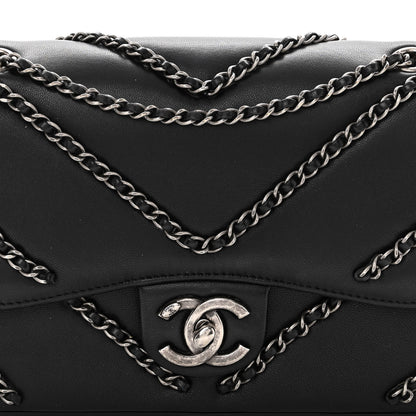 Chanel Lambskin Small CC Chain Flap Black 8 of 11